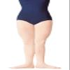 Body Wrappers Footed Dance Tights, Light Pink, X-Small/Small view 1