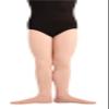 Body Wrappers Footed Dance Tights, Light Pink, X-Small/Small view 4