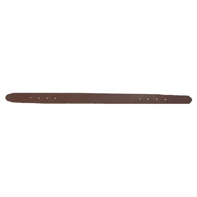 Basic Leather Halter Crown Piece S Pony Brown