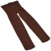 Jefferies Socks Girls 2-6x Pima Cotton Tights, Chocolate, 4-6 Years view 1