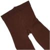 Jefferies Socks Girls 2-6x Pima Cotton Tights, Chocolate, 4-6 Years view 3