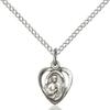 Heartland Store St. Jude Medal, Sterling Silver| USA Made view 1