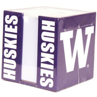 Fanatic Cards Washington Huskies Cube Note Card Holder