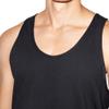 American Apparel Men Fine Jersey Tank Size L Black view 4