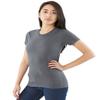 American Apparel Unisex Fine Jersey Short Sleeve T-Shirt, Asphalt, Small view 3