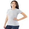 American Apparel Unisex Fine Jersey Short Sleeve T-Shirt, Heather Grey, Small view 3