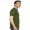 American Apparel Unisex Fine Jersey Short Sleeve T-Shirt, Olive, Small view 3