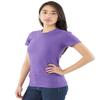 American Apparel Unisex Fine Jersey Short Sleeve T-Shirt, Purple, Small view 1