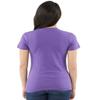 American Apparel Unisex Fine Jersey Short Sleeve T-Shirt, Purple, Small view 2