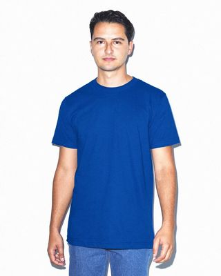 American Apparel Men Fine Jersey Crewneck T-Shirt Size 2XL Royal Blue