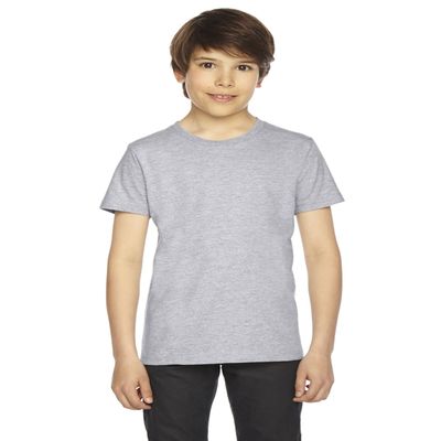 American Apparel AmApl YTH Jrsy SS Tee HtrGrey Y8