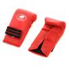 Lion Martial Arts Vinyl Punch Glove Pair (Red, Medium) view 1