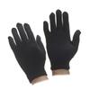 White and Black Cotton Parade Gloves - Sold by Pair (X-Large, Black) view 1