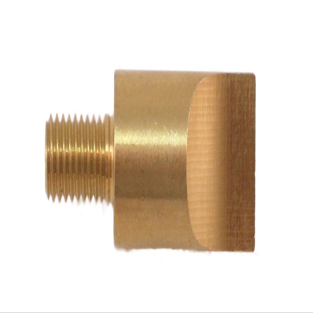 Pro-Shot .45-.58 Caliber Black Powder Scraper American Solid Brass Tool for Fouling Removal & Barrel Maintenance Precision #10-32 Threads Ideal for Black Powder Firearms - Gold (S2)