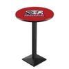 Holland Bar Stool Co. L217-36" Black Wrinkle Alabama Pub Table view 1