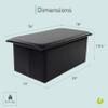 Large Sitting Box with Lip for Studio or Clinical Pilates Reformers view 3