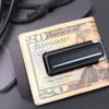 M-Clip Money Clip (Black) - Minimalist Slim Wallet Alternative for Front Pocket Carry - Cash and Credit Card Holder for Men view 4