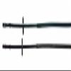 Caldene Rubber Reins - Havana, X-Large view 1