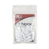 Bohning 5/16 T Nock for .115 (2.92mm) swedged end Arrow shafts, 12 Pack, White view 2