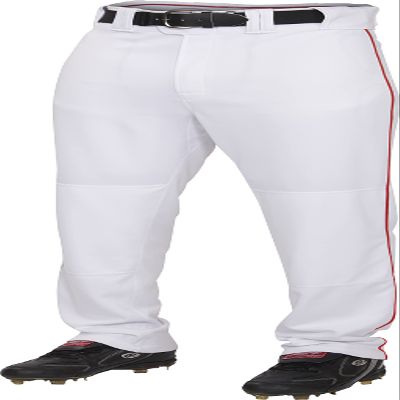 Rawlings | YOUTH PRO 150 Baseball Pants | Piped | WHITE / SCARLET | LARGE