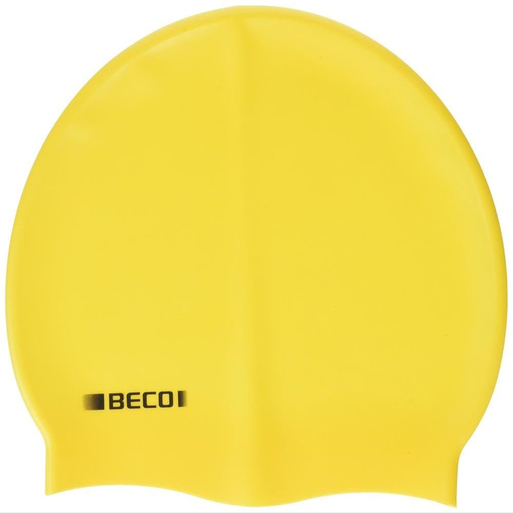 Beco Unisex - Silicone Swim HAT Yellow, Yellow, One Size UK