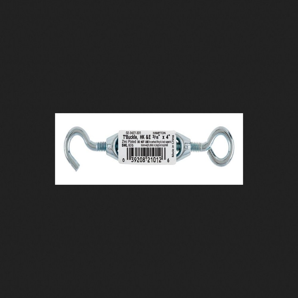 Hampton Turnbuckle L4" 2-1/8" 70 Lb Hk&Eye Bulk Stl