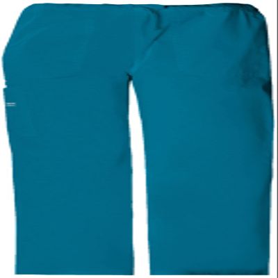 Cherokee Premium Core Stretch Unisex Cargo Scrubs Pant, Caribbean Blue, Large