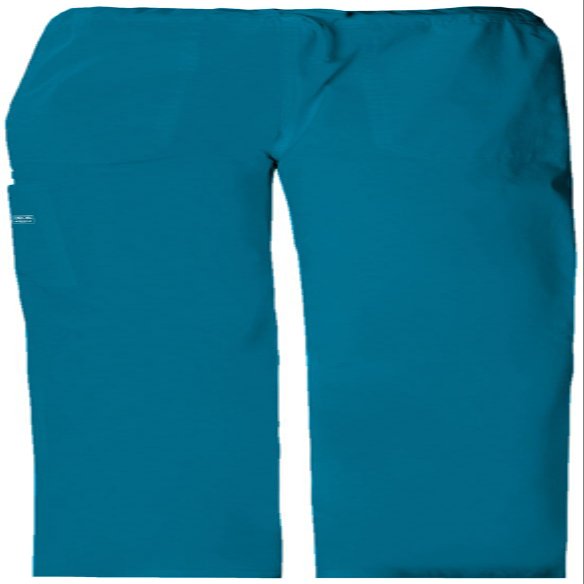 Cherokee Premium Core Stretch Unisex Cargo Scrubs Pant, Caribbean Blue, Large