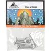 Liberty Mountain Rings and Pins, Pack of 6, Silver, Small view 1