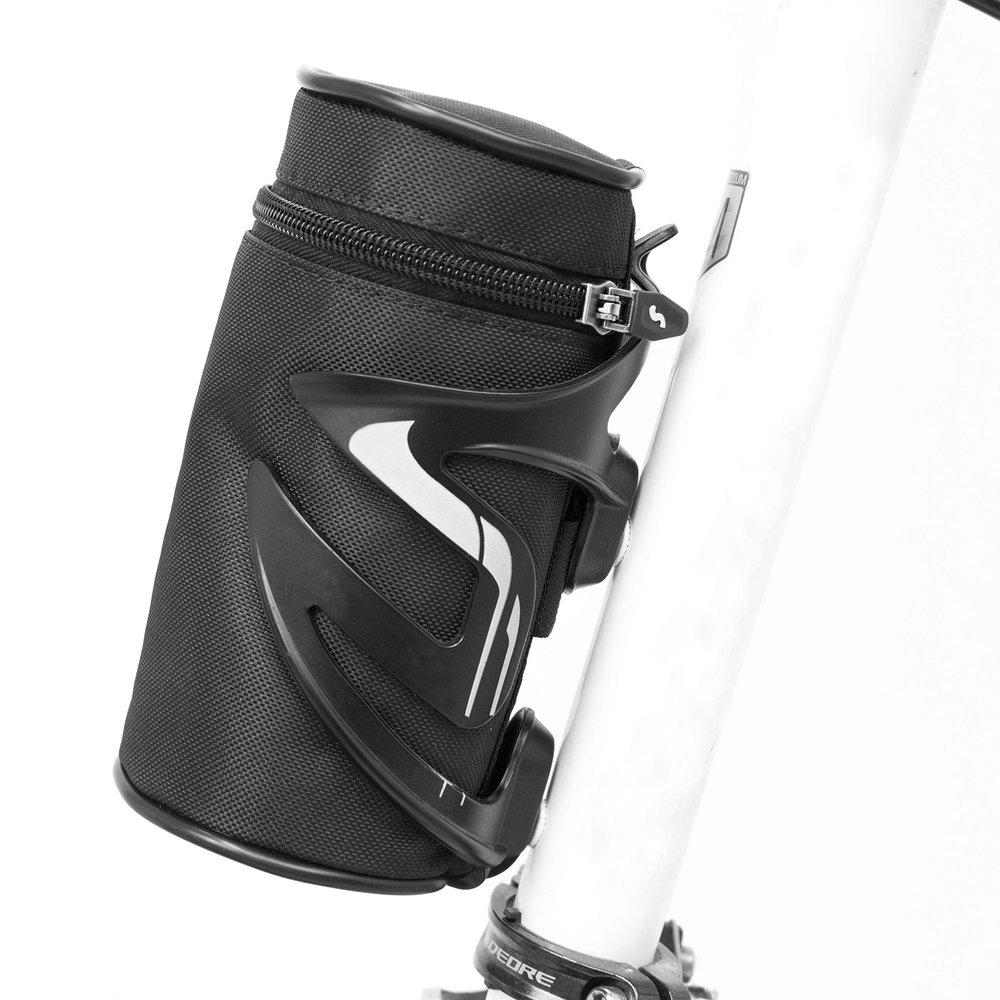 SCICON TUBAG 500 - Cycling Bag - Bottle Cage Bag - Fits in water bottle holder - Durable Nylon - Black