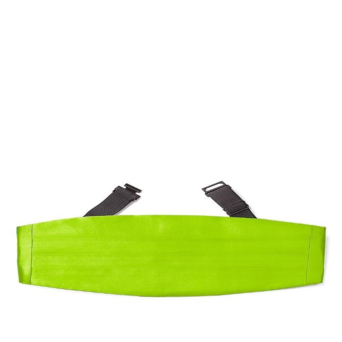 Brent Morgan Lime Green (Cummerbund) Cummerbund