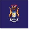 State of Michigan Flag - 3 x 5 Nylon view 1
