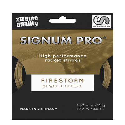Signum Pro Firestorm 1.30mm (16g) 12m Tennis String Set