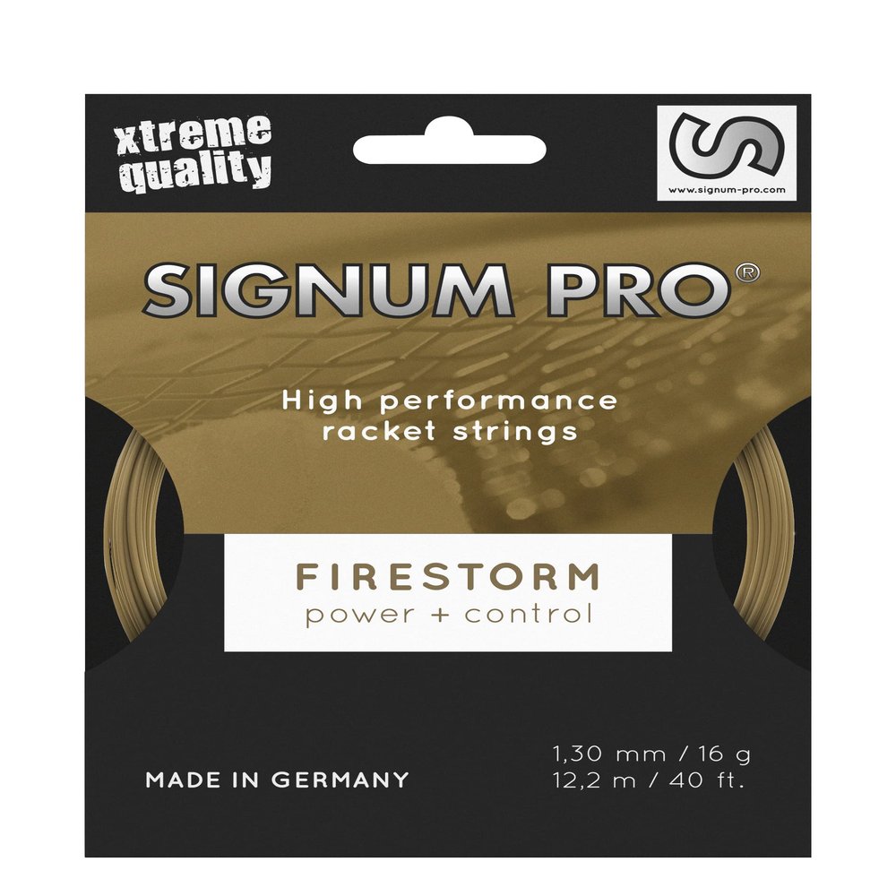 Signum Pro Firestorm 1.30mm (16g) 12m Tennis String Set