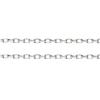 12 inches .925 Sterling Silver Italian Bead 030 Dc Cable Footage Chain / Findings / Bright view 1