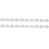 12 inches .925 Sterling Silver Bead Anchor Rolo Cable Round Link Footage Chain / Findings / Bright view 1