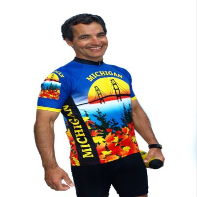 Free Spirit Wear Michigan Cycling Jersey Medium