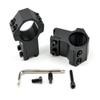 SNIPER Airgun .22 High Profile Compact 2-piece Scope Ring Dove Tail Base Black view 1