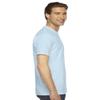 American Apparel Men Fine Jersey Crewneck T-Shirt Size 3XL Light Blue view 2