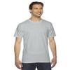 American Apparel Men Fine Jersey Crewneck T-Shirt Size M New Silver view 1