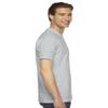 American Apparel Men Fine Jersey Crewneck T-Shirt Size M New Silver view 2