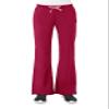 Maevn Women's Multi-Pocket Flare Pants(Crimson, X-Small) view 1