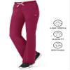 Maevn Women's Multi-Pocket Flare Pants(Crimson, X-Small) view 4