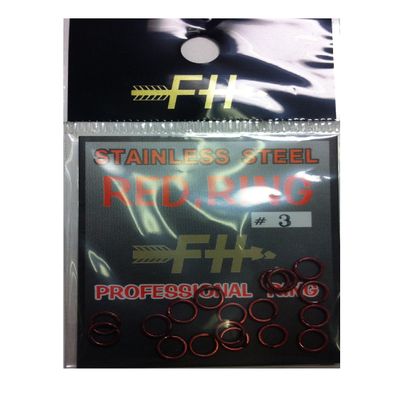 Field Hunter Stainless Steel Split Ring Red #3
