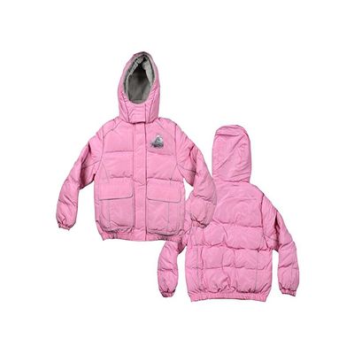 Colorado Avalanche NHL Hockey Girl's Youth Winter Hooded Jacket in Pink (Girl's S, Pink)