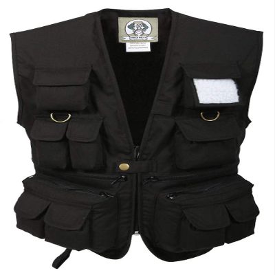 Rothco Kids Uncle Milty Vest, Black, X-Large
