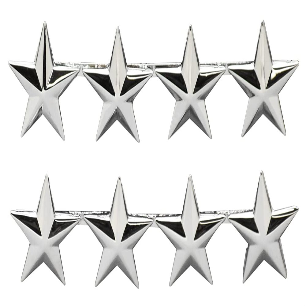 Air Force / Army General Collar Device Rank Insignia Pair