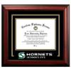 Campus Images California State University, Sacramento Diploma Frame 8.5 x 11  Satin Mahogany with Printed CSUN Logo  Black & Bronze Mats  Official Graduation Certificate Display view 1