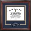 Campus Images University of Pittsburgh Diploma Frame  12 x 16 Satin Mahogany  Printed Logo  Black & Royal Mats view 1