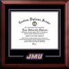 Campus Images James Madison University Spirit Diploma Frame view 1